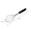 BATEDOR FOUET FIOS DE ACO INOX 28CM WECK - 6500 CABO PRET UN COM 1 UN