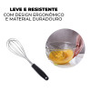 BATEDOR FOUET FIOS DE ACO INOX 28CM WECK - 6500 CABO PRET UN COM 1 UN