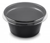 Pote para Molho 30ml Premium G695 Caixa 700un Preto Galvanotek