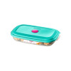 POTE PLASTICO RETANGULAR BX 650ML SANREMO - 360/2 UN COM 1 UN
