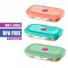 POTE PLASTICO RETANGULAR BX 650ML SANREMO - 360/2 UN COM 1 UN