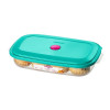 POTE PLASTICO RETANGULAR 1450ML SANREMO - 365/2 UN COM 1 UN