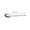 COLHER ARROZ SUPREMA 34,5 CM BR BRINOX - 2080/301 UN COM 1 UN