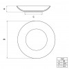 PRATO PORCELANA CUPE FUNDO 22 CM TRAMONTI - 96900/016 UN COM 1 UN