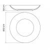 PRATO PORCELANA CUPE FUNDO 22 CM TRAMONTI - 96900/016 UN COM 1 UN
