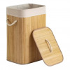 CESTO BAMBU C/TAMPA CLARO - 6841 UN COM 1 UN