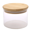 POTE HERMETICO BOR C/TAMPA BAMBU 370 ML M - 8079 UN COM 1 UN