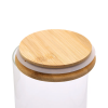 POTE HERMETICO BOR C/TAMPA BAMBU 370 ML M - 8079 UN COM 1 UN