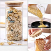 POTE HERMETICO BOR C/TAMPA BAMBU 1 LT - 8081 UN COM 1 UN