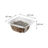 Pote Plástico Quadrado C/ Lacre 237 Ml G762 Galvanotek 100Un