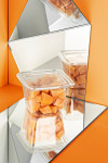 Pote Plástico Quadrado C/ Lacre 473 Ml G767 Galvanotek 100Un