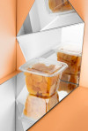 Pote Plástico Quadrado C/ Lacre 473 Ml G767 Galvanotek 100Un