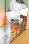 Pote Plástico Quadrado C/ Lacre 680 Ml G768 Galvanotek 100Un