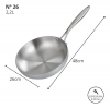 FRIGIDEIRA INOX SUPREME N26 2,2 LT GP - GP695 UN COM 1 UN
