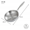 FRIGIDEIRA INOX SUPREME N28 2,7 LT GP - GP696 UN COM 1 UN