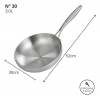 FRIGIDEIRA INOX SUPREME N30 3 LT GP - GP697 UN COM 1 UN
