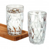 COPO DE VIDRO DIAMANTE CLEAR 350 ML - 878 UN COM 1 UN