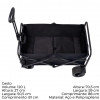 CARRINHO CARGO MULTIUSO MOR - 2467 UN COM 1 UN