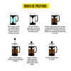Cafeteira Prensa Francesa Capacidade 600ml Mimo Style